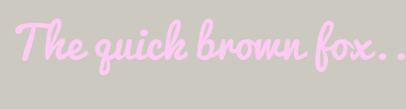 Image with Font Color FFCBF4 and Background Color CCC9C0